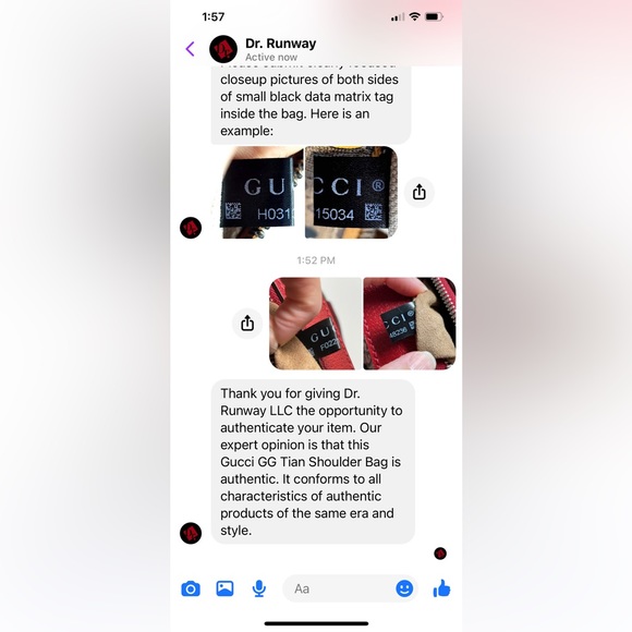 Gucci Tian camera bag - Picture 16 of 16